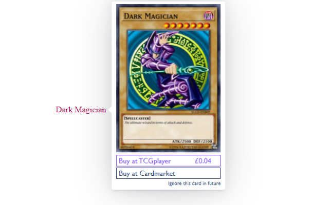 AutocardAnywhere Screenshot - YuGiOh!